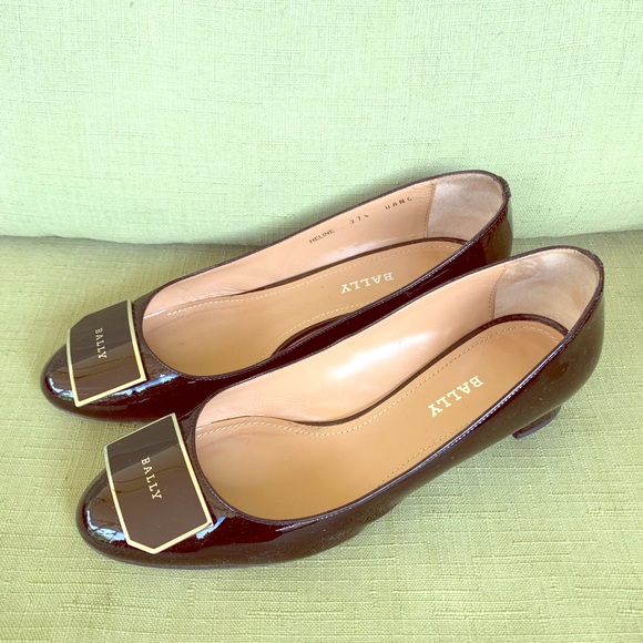 Bally Shoes - Bally patent low heel shoes
